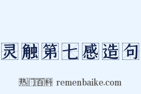 灵触第七感造句是什么意思的图片